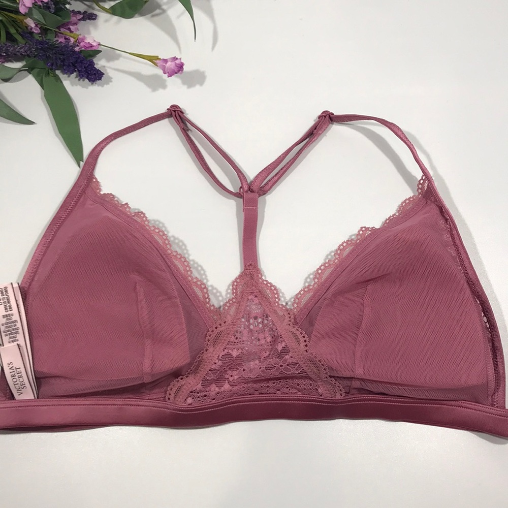 Victoria’s Secret Front Close Bralette Dusty Rose - Picture 12 of 13